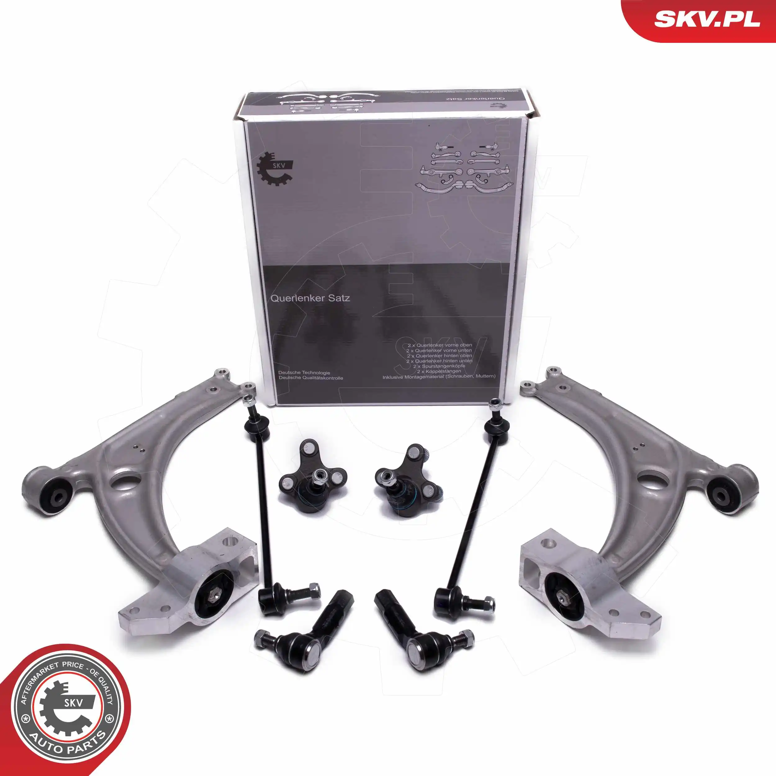 Control/Trailing Arm Kit, wheel suspension